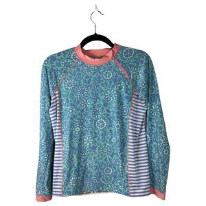 Coolibar Zippy Rash Guard 03873 Long Sleeve UPF 50+ Youth Size XL